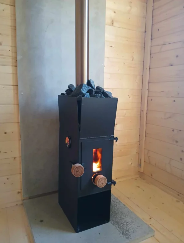 Mini Sauna Fire Place