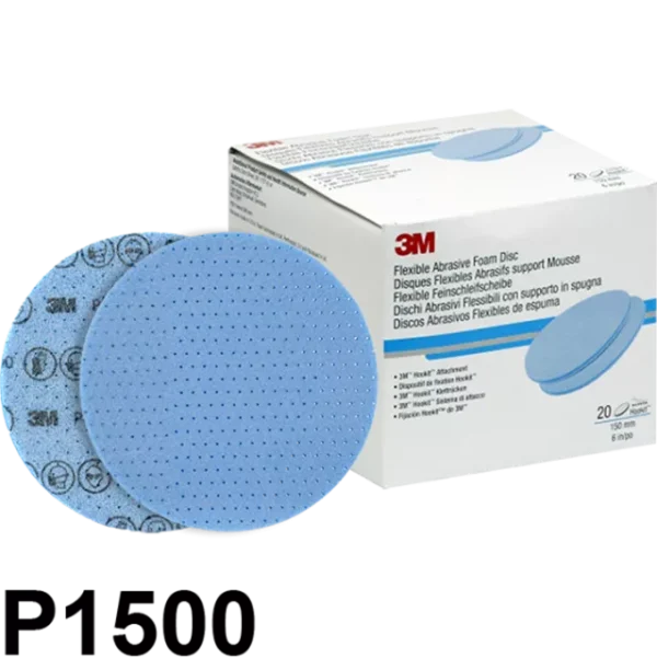 3M 33543 FLEXIBLE FOAM DISC 150MM P1500 (BOX 20)