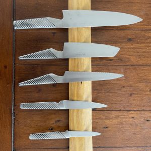 Macrocarpa magnetic knife block