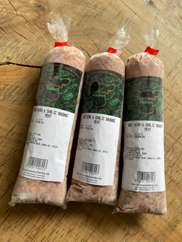 Herb and Garlic Sausage Meat