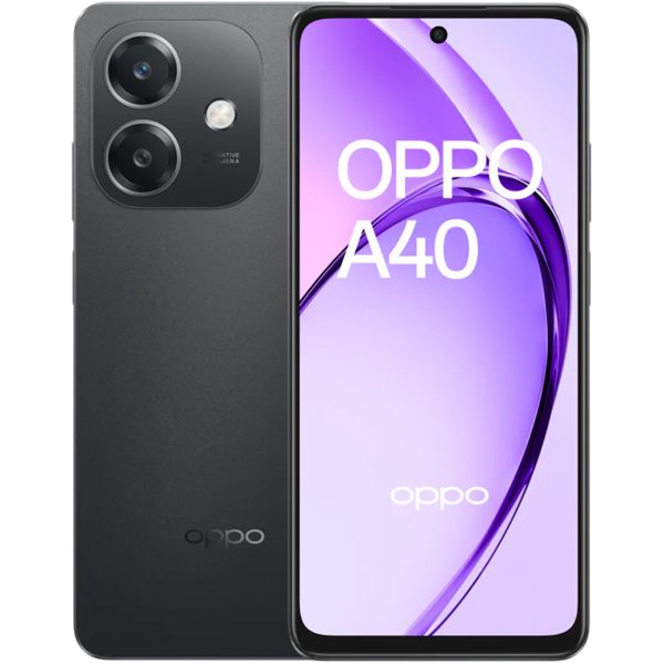 OPPO A40 4G (2024) Dual SIM Smartphone - 6GB+128GB - Sparkle Black