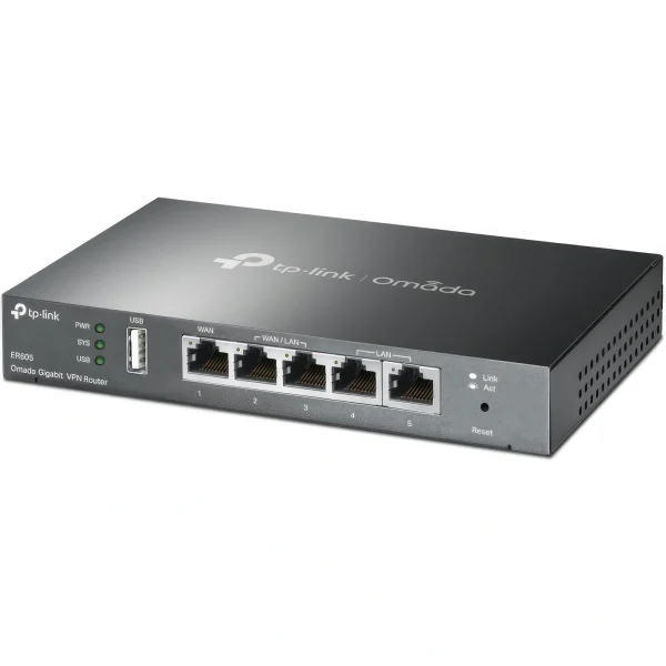TP-Link Omada ER605 Gigabit Multi-WAN VPN Gateway 1GbE x5 / USB 2.0 x1 - Image 3