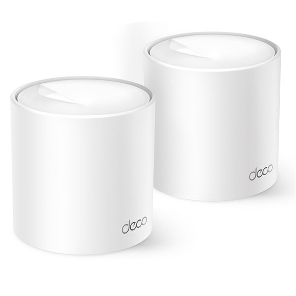 TP-Link Deco X10 Dual-Band AX1500 WiFi 6 Whole-Home Mesh System - 2 Pack 1GbE x2