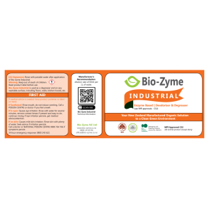 Label Industrial for Spray Bottle