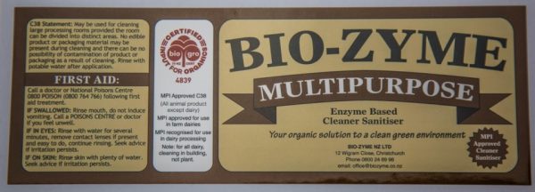 Label Multipurpose for Spray Bottle